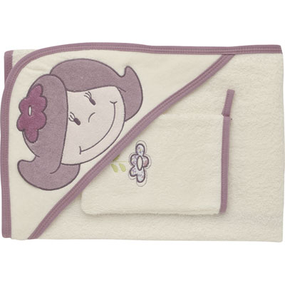 Noukies Sortie de bain bébé kenza (kali nina et kenza)