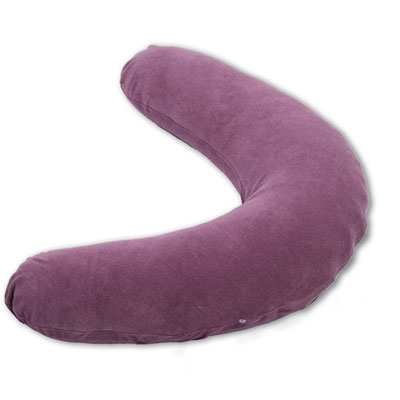 Baby boum Housse eponge pour grand coussin d'allaitement pruna