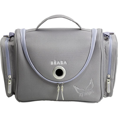Beaba Trousse de toilette bébé los angeles gris/parme