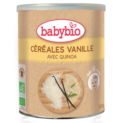 Babybio Bio céréale vanille 220 g dès 6 mois