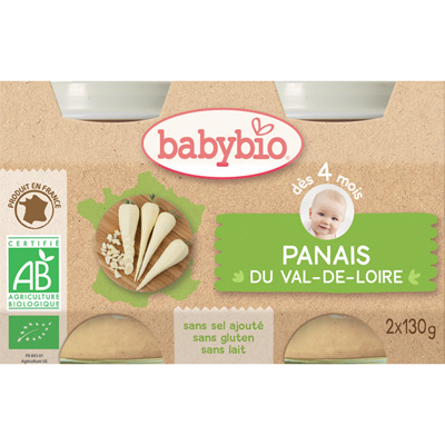 Babybio Bio panais 130 g dès 4 mois