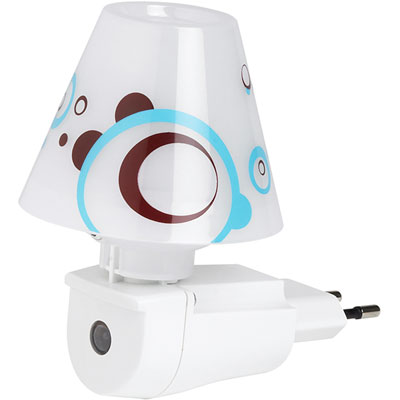 Babymoov Veilleuse bébé automatique led choco / turquoise