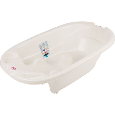 Babysun Baignoire bébé onda sans barres blanc nacre
