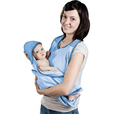 Baby to love Sortie de bain bébé papillon deluxe bleu 0 -18 mois
