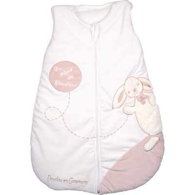 Doudou et compagnie Gigoteuse naissance lapin bonbon