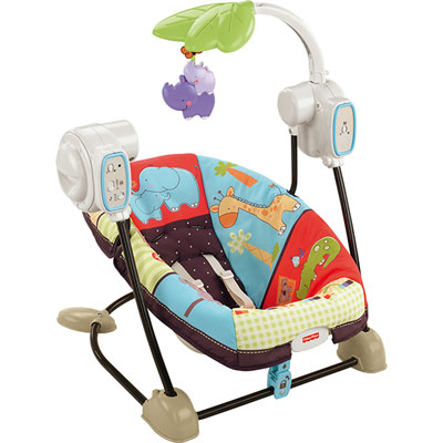 Fisher price Balancelle bébé compacte du zoo