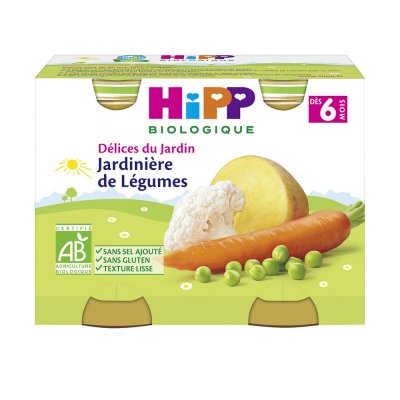 Hipp Jardiniere de légumes 190g dès 6 mois