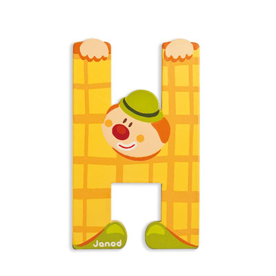 Janod Lettre clown h