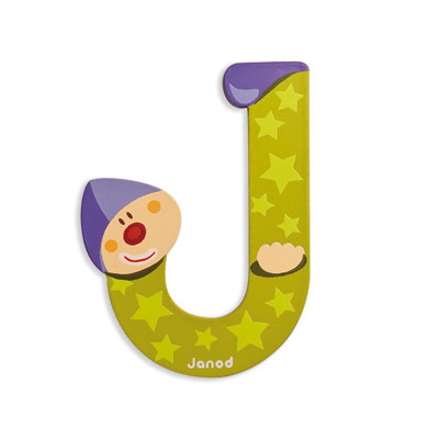 Janod Lettre clown j