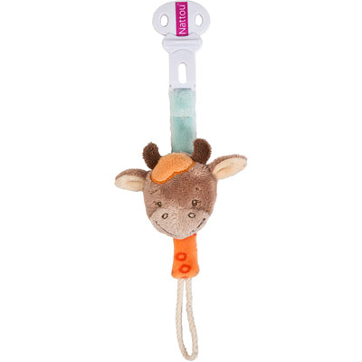 Nattou Attache sucette vache little garden