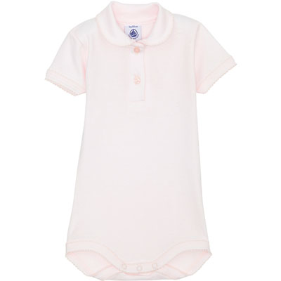 Petit bateau Body bébé manches courtes charmeuse