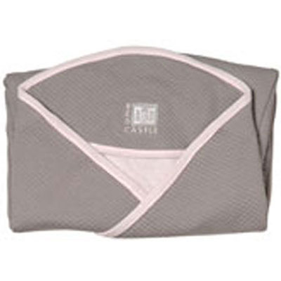 Red castle Couverture babynomade coton t2 taupe/rose