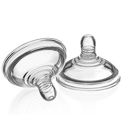 Tommee tippee Lot de 2 tetines anti colique debit rapide 6 mois et +