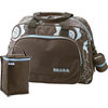 SAC NURSERIE EXPRESSION TAUPE TURQUOISE