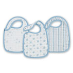 Lot de 3 bavoirs etoile bleu pas cher