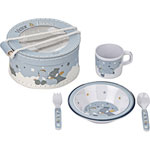 Set repas bébé 4 pièces victor et lucien pas cher