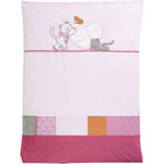 Housse de couette veloudoux 100 x 140 cm iris et babette pas cher