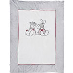 Couverture bébé 75 x 100 cm paquito et lolita pas cher