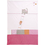 Couverture bébé 100 x 140 cm veloudoux iris et babette pas cher