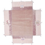 Tapis de parc avec bord 75 x 95 cm kali nina et kenza pas cher