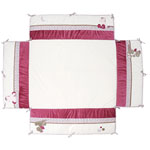 Tapis de parc avec bords 100 x 100 cm victoria et lucie pas cher