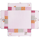 Tapis de parc avec bords 100 x 100 cm iris et babette pas cher