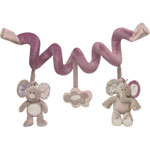 Jouets de lit bébé spirale rose kali nina et kenza pas cher