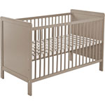 Lit bébé virginia 60 x120 cm moka pas cher