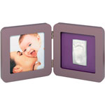 Cadre print frame reversible taupe / violet-lime pas cher