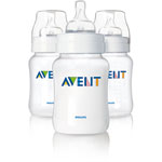 Lot de 3 biberons sans bpa 260 ml pas cher