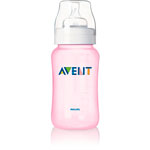 Biberon sans bpa rose 330 ml pas cher
