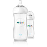 Lot de 2 biberons sans bpa natural 330 ml pas cher