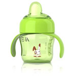 Tasse anti-fuite 200 ml vert pas cher