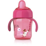 Tasse anti-fuites 260 ml rose pas cher