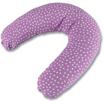 Housse eponge pour grand coussin d'allaitement spoty pruna pas cher
