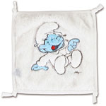 Doudou schtroumph softy futch écru pas cher