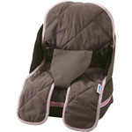 Rehausseur de voyage bébé taupe-rose pas cher