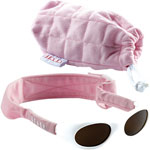 Lunettes bébé bandeau rose pas cher