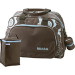 SAC NURSERIE EXPRESSION TAUPE TURQUOISE
