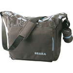 SAC NURSERIE MAINS LIBRES TAUPE TURQUOISE