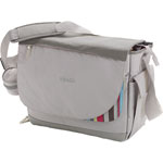 Sac à langer madrid besace gris rayé pas cher