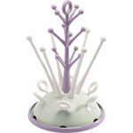 Egoutte biberons poudre rose pas cher