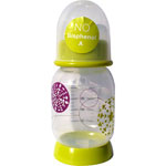 BIBERON 140 ML SANS BPA FLEURS VERT