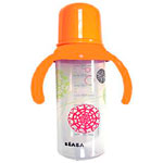 Biberon poignée sans bpa gipsy orange 140ml pas cher