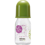 Biberon en verre gipsy vert 110 ml pas cher