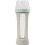 Biberon sans bpa biboz silicone 270 ml poudré bleu pas cher