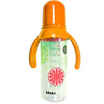 Biberon poignée sans bpa gipsy orange 260ml pas cher