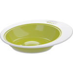 Assiette grand modèle ellipse gipsy vert pas cher