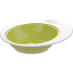 Assiette petit modèle ellipse gipsy vert pas cher