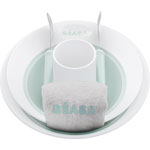 Boite coffret repas ellipse poudre bleu pas cher